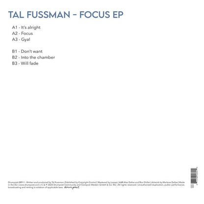 Focus EP (VINYL) | Mint (M) Mint (M) - HOUSE *NEW*
