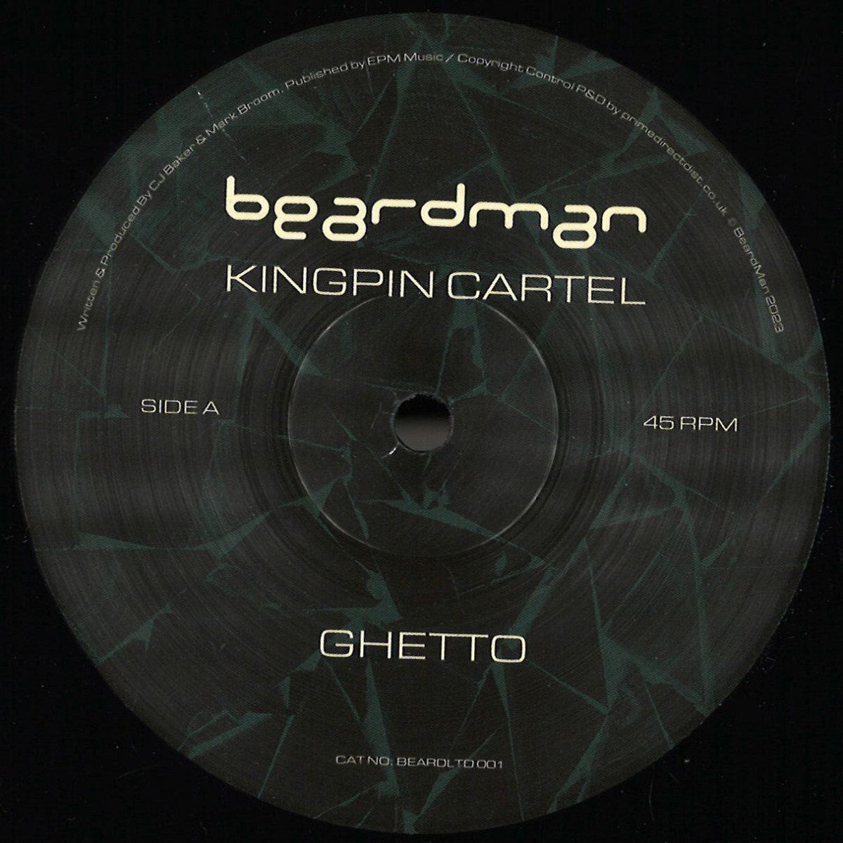 Kingpin Cartel - Ghetto (VINYL 12" Beardman BEARDLTD001) | NEW - HOUSE *NEW*