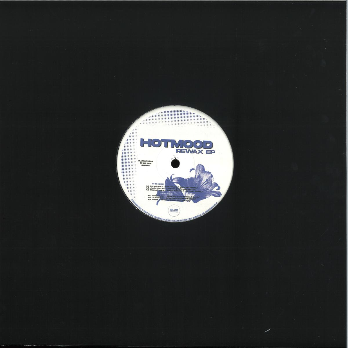 Hotmood - ReWax EP (VINYL) | Mint (M) Mint (M) - HOUSE *NEW*
