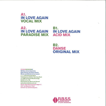 Loods & Gerd Janson - In Love Again (VINYL 12" Running Back) | NEW - HOUSE *NEW*