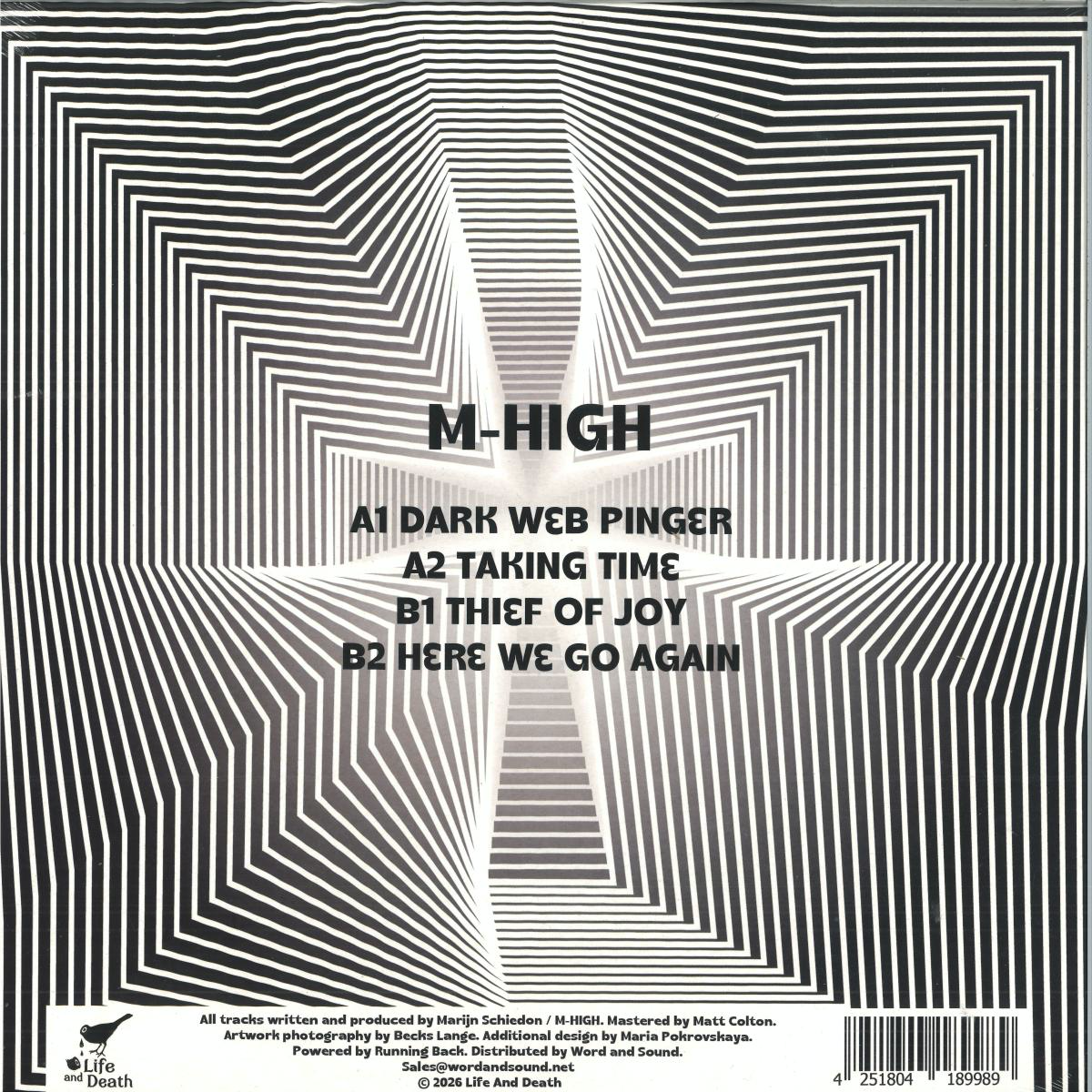 M-High - (PRESALE) Dark Web Pinger (VINYL) | Mint (M) Mint (M) - HOUSE *NEW*