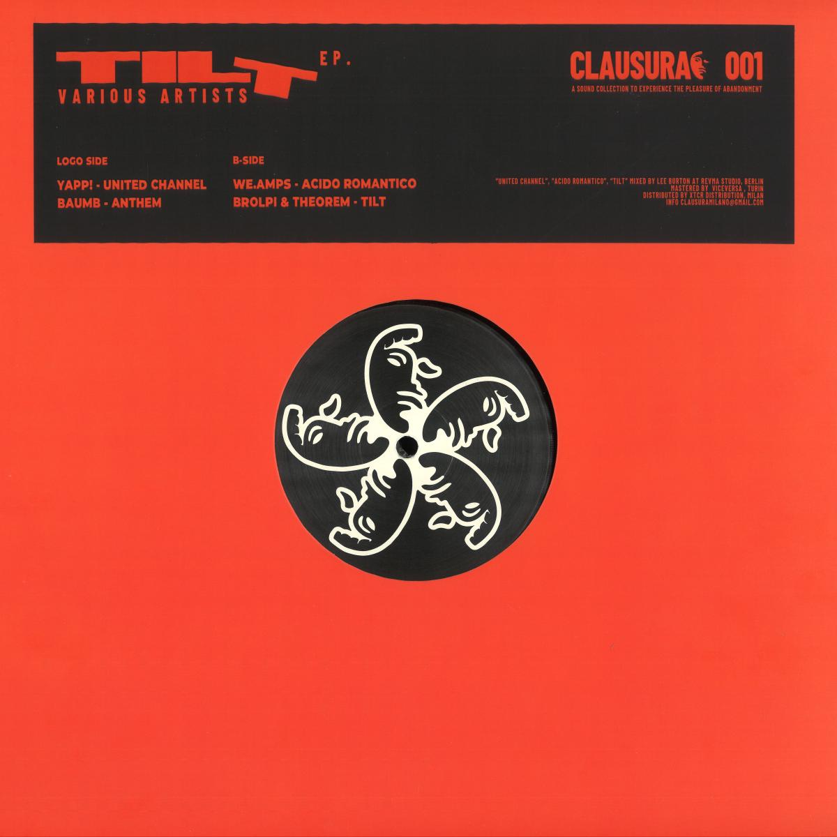 Various - Tilt EP (VINYL 12" clausura CLSR001) | NEW - HOUSE *NEW*