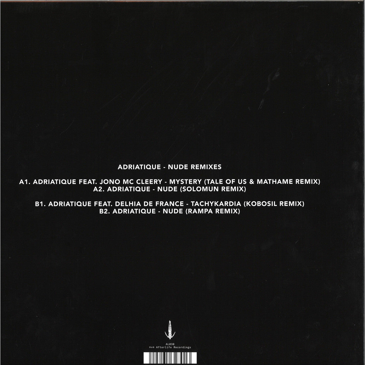 Adriatique - (PRESALE 10/8/26) Nude Remixes (VINYL 12" Afterlife) | NEW - HOUSE *NEW*