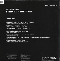 30 Years Of Strictly Rhythm - Part Two (VINYL)[Repress] | - HOUSE *NEW*