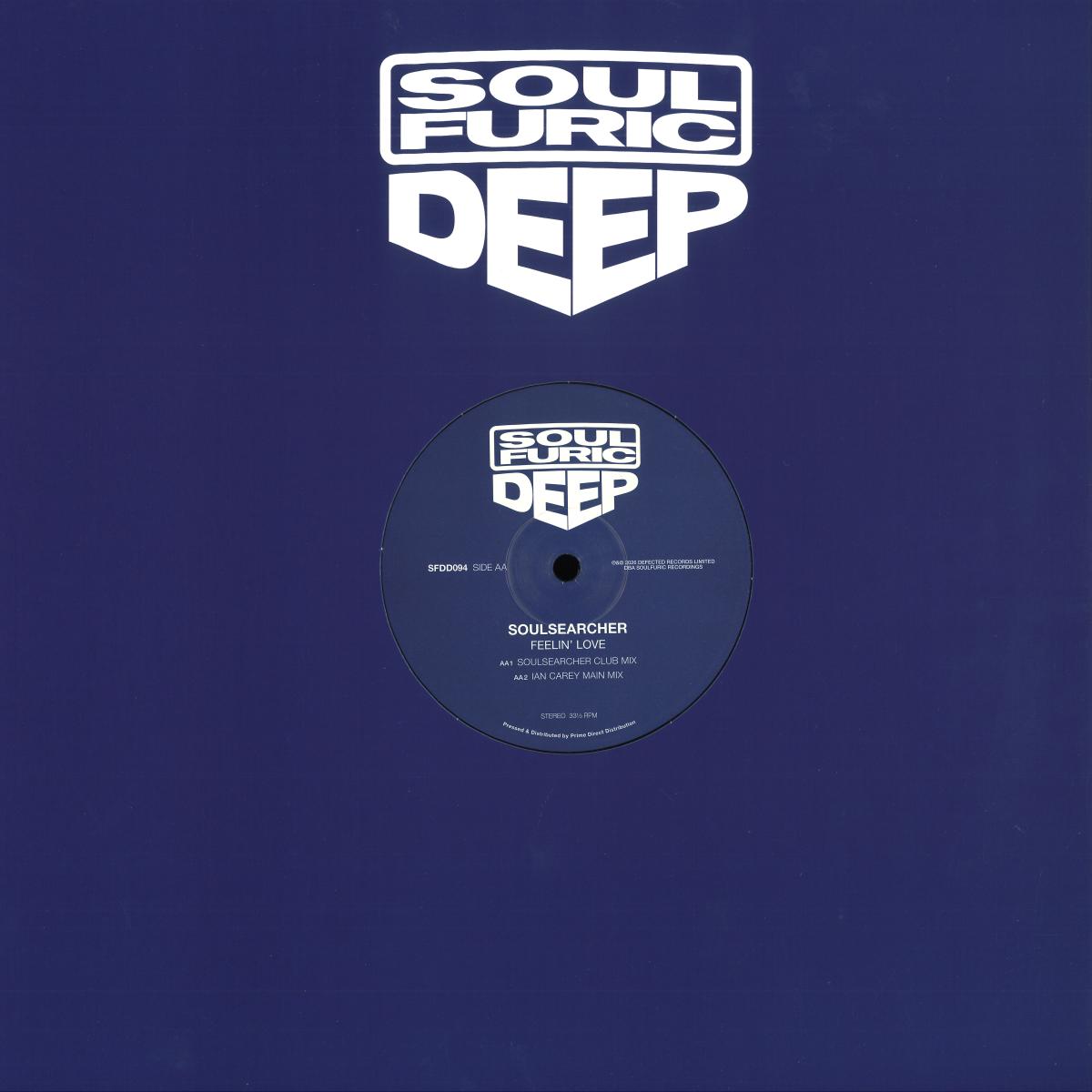 Soulsearcher - Feelin’ Love (VINYL 12" Soulfuric Deep) | NEW - HOUSE *NEW*
