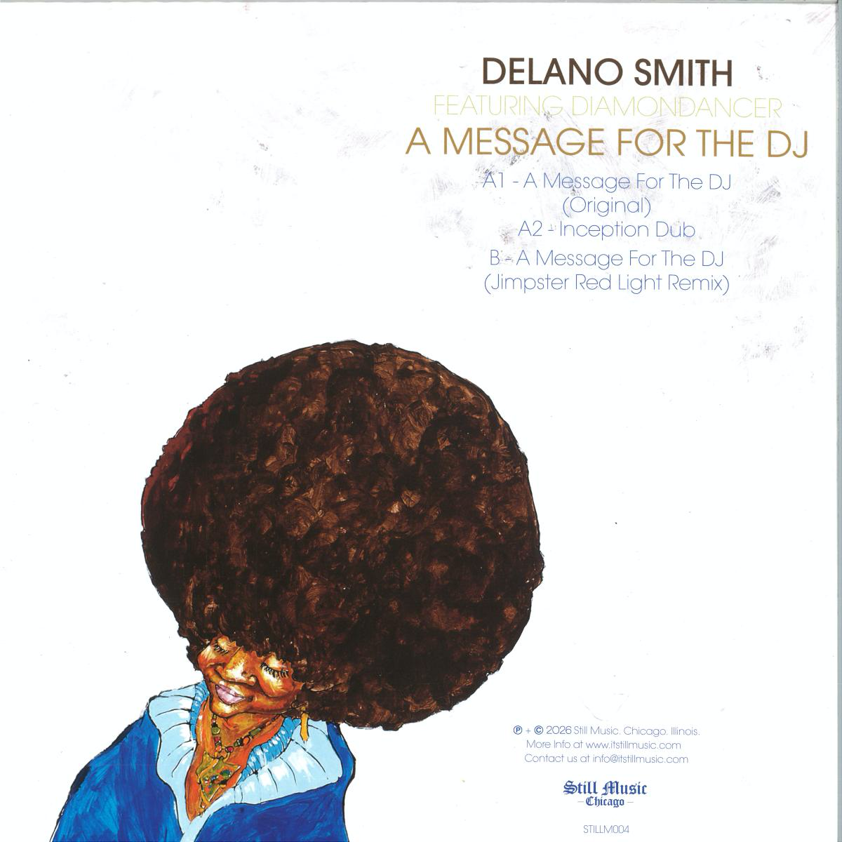 Delano Smith feat. Diamondancer - (PRESALE) A Message For The DJ (VINYL) | Mint (M) Mint (M) - HOUSE *NEW*