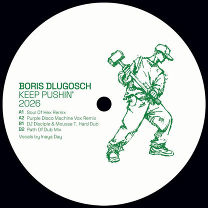 Boris Dlugosch - (PRESALE 10/23/26) Keep Pushin' 2026 (VINYL 12" Peppermint Jam) | NEW - HOUSE *NEW*