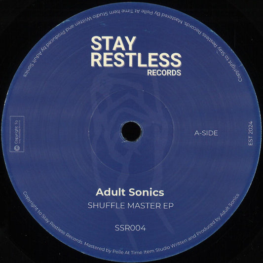 Adult Sonics - Shuffle Master (VINYL 12" Stay Restless) | NEW Mint (M) Mint (M) - HOUSE *NEW*