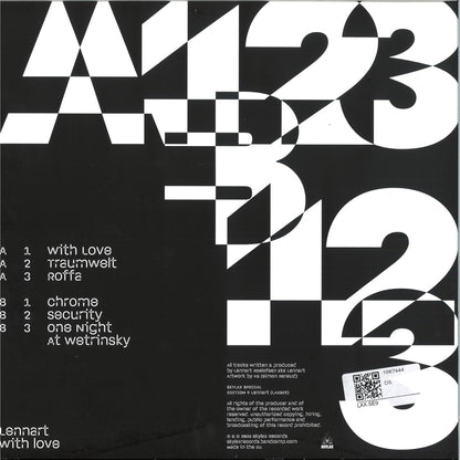 Lennart - With Love (VINYL 12" Skylax) | NEW - HOUSE *NEW*