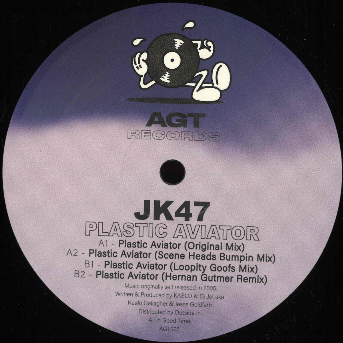 JK47 - Plastic Aviator (VINYL 12" AGT) | NEW - HOUSE *NEW*