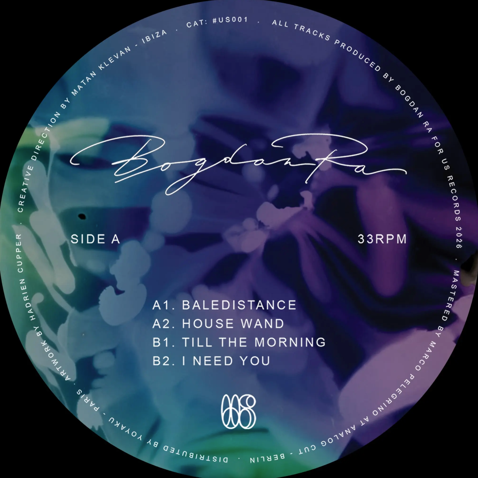 Bogdan Ra - (PRESALE 7/17/26) #US001 (VINYL) | Mint (M) Mint (M) - HOUSE *NEW*