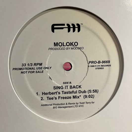 Sing It Back | Mint (M) Mint (M) - HOUSE *NEW*