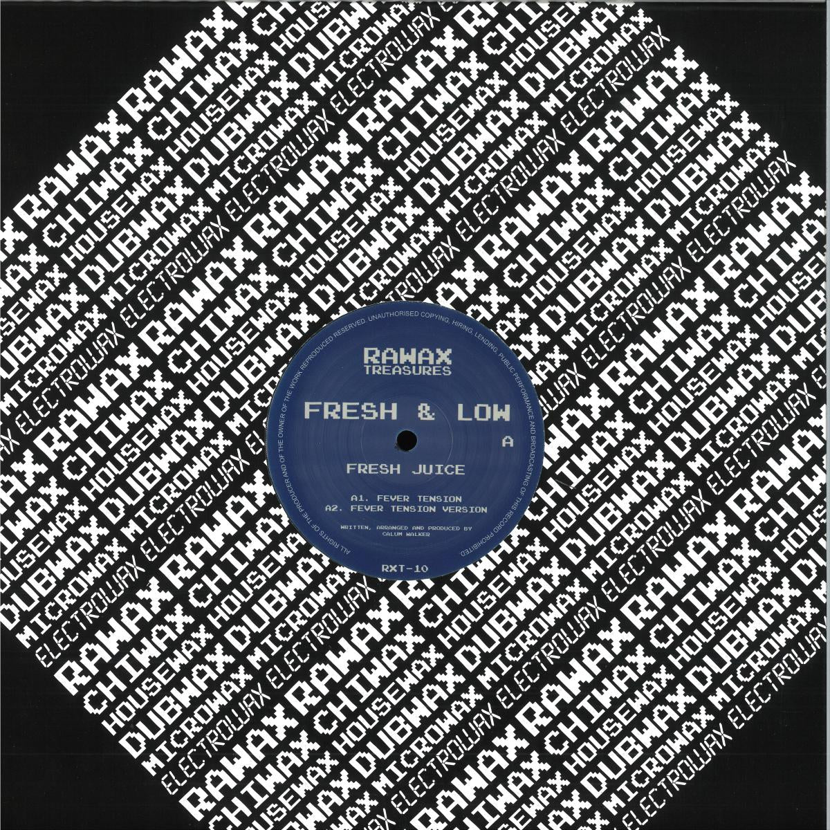 Fresh & Low - Fever Tension / Fresh Juice II (VINYL 12" Rawax) | NEW - HOUSE *NEW*