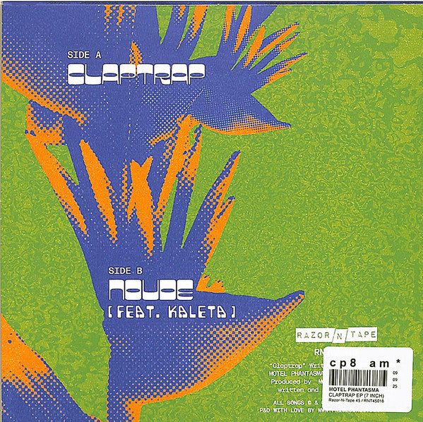 Claptrap (VINYL 7") | Mint (M) Mint (M) - HOUSE *NEW*