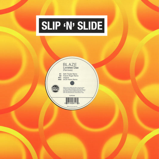 Blaze - Lovelee Dae (Remixes) (VINYL 12" Slip N Slide SLIPD456 2024) | Mint (M) Mint (M) - HOUSE *NEW*