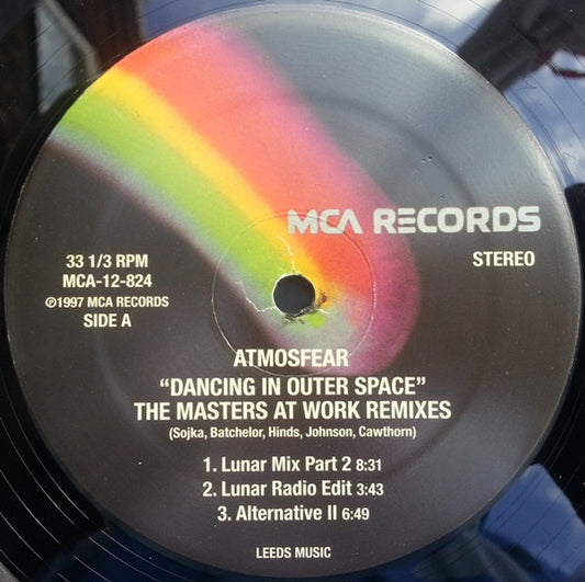 Atmosfear Dancing In Outer Space (The Masters At Work Remixes) 12" Mint (M) Generic