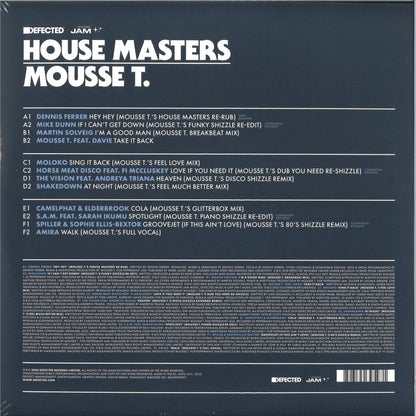 Mousse T. - House Masters (VINYL 3x12" Defected) | NEW - HOUSE *NEW*