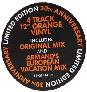Faithless - Insomnia: 30th Anniversary (IMPORT 12" ORANGE VINYL) | Mint (M) Mint (M) - HOUSE *NEW*
