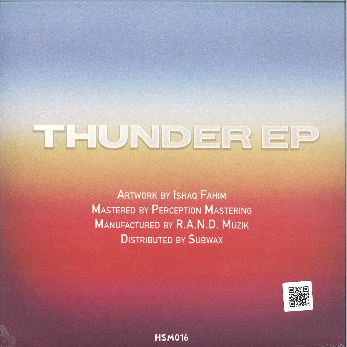 Holo - Thunder (VINYL 12" Houseum) | NEW - HOUSE *NEW*