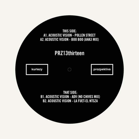 Acoustic Vision - (PRESALE 6/10/26) Pollen Street (VINYL) | Mint (M) Mint (M) - HOUSE *NEW*