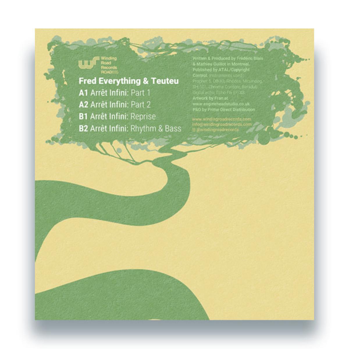 Fred Everything & Teuteu - (PRESALE 08/21/26) Arrêt Infini (VINYL 12" Winding Road records ROAD035) | NEW - HOUSE *NEW*
