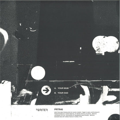 Coke Stoned & Baileys aka Justin Bailey / Dave Cok - Your Mum (VINYL 12" Pariter) | NEW Mint (M) Mint (M) - HOUSE *NEW*