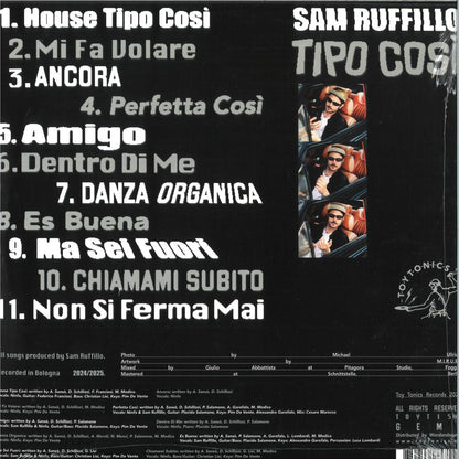 Sam Ruffillo - (PRESALE 10/8/26) Tipo Cosi (VINYL 2xLP Toy Tonics) | NEW - HOUSE *NEW*