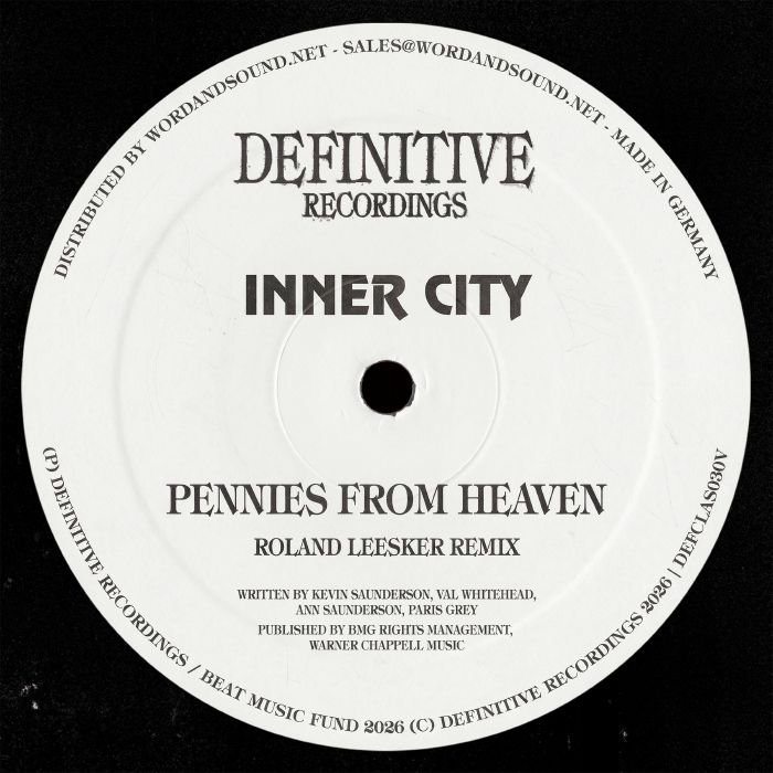 Inner City - (PRESALE 7/24/26) Pennies From Heaven (VINYL) | Mint (M) Mint (M) - HOUSE *NEW*
