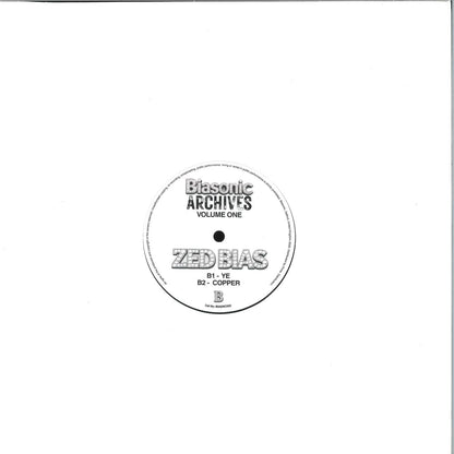 Zed Bias - Archives Vol 1 (VINYL 12" Biasonic) | NEW - HOUSE *NEW*