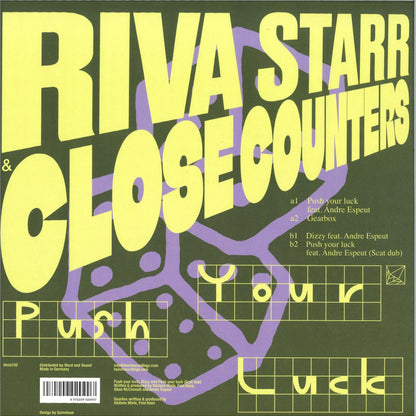 Riva Starr & Close Counters - Push Your Luck (VINYL 12" Heist) | NEW - HOUSE *NEW*