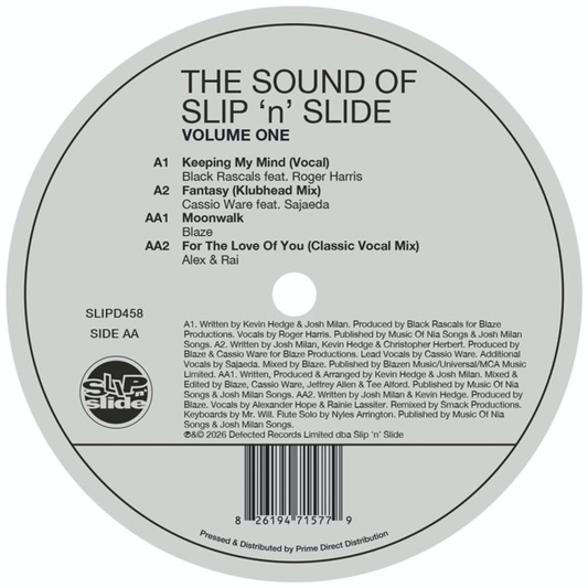 Various - (PRESALE 7/10/26) The Sound Of Slip 'n' Slide, Vol. 1 (VINYL) | Mint Mint - HOUSE *NEW*