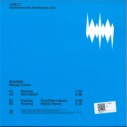 Renato Cohen - Roaring (VINYL 12" Skylax) | NEW - HOUSE *NEW*