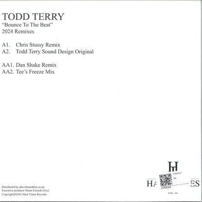 Todd Terry presents Sound Design - Bounce To The Beat (2024 Remixes) (VINYL 12" Hard Times) | NEW - HOUSE *NEW*