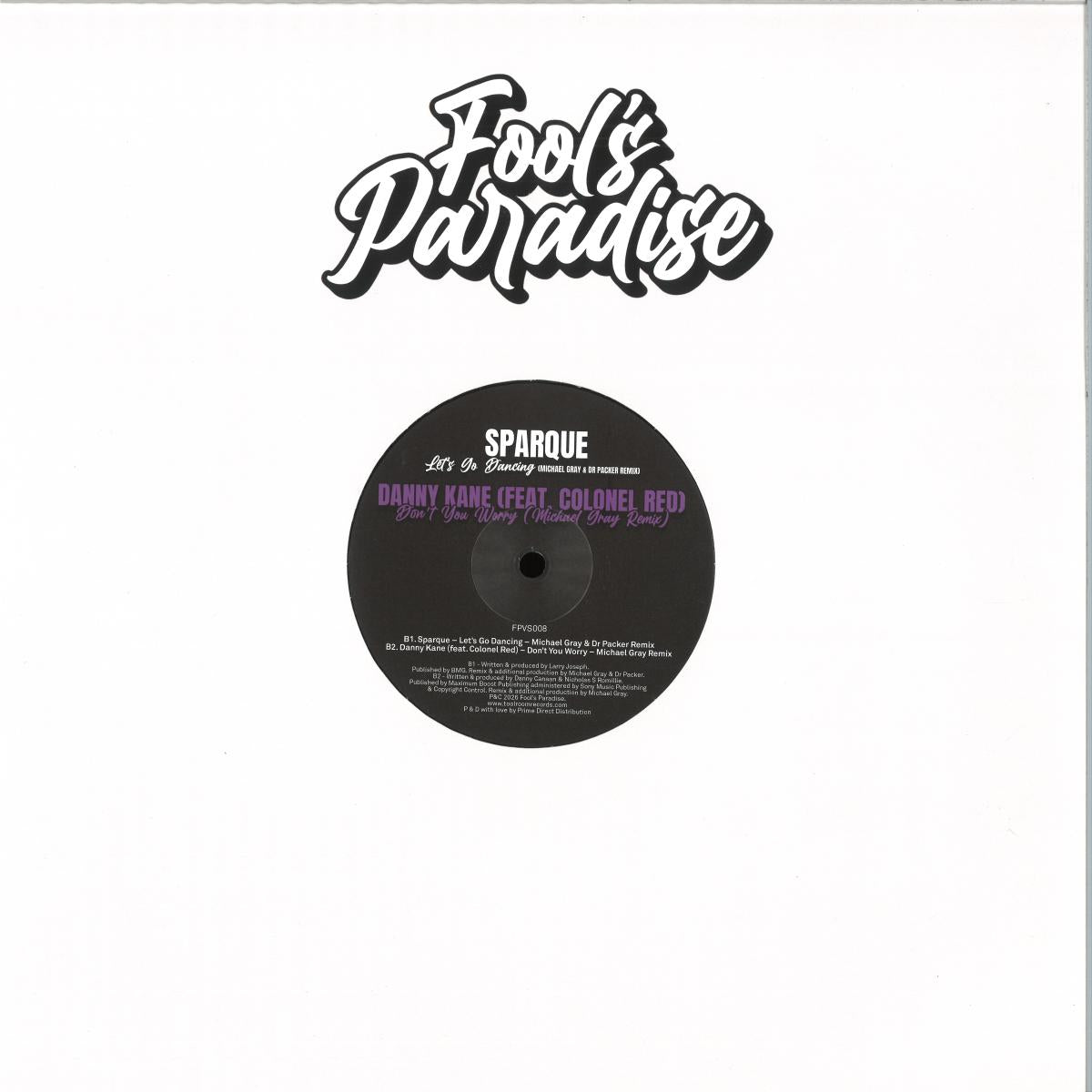 Various - Fool’s Paradise Sampler Vol. 8 (VINYL 12" Fool's Paradise) | NEW - HOUSE *NEW*