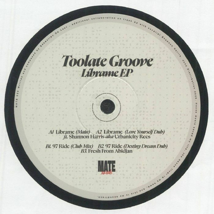 Toolate Groove - Librame EP (VINYL) | Mint (M) Mint (M) - HOUSE *NEW*