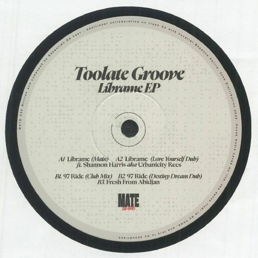 Toolate Groove - Librame EP (VINYL) | Mint (M) Mint (M) - HOUSE *NEW*