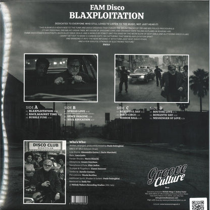FAM Disco - Blaxploitation (VINYL 2xLP GROOVE CULTURE GCV040) | NEW Mint (M) Mint (M) - HOUSE *NEW*