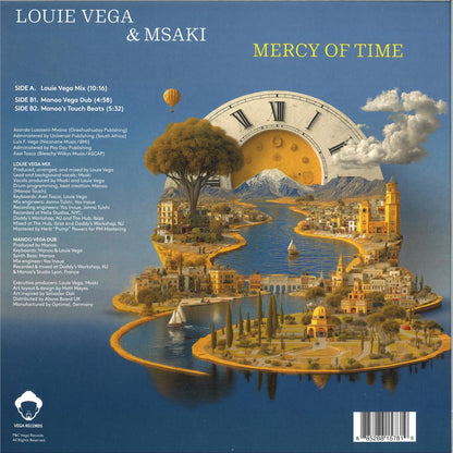 Louie Vega & Msaki - (PRESALE 10/14/26) Mercy Of Time (VINYL 12" Vega) | NEW - HOUSE *NEW*