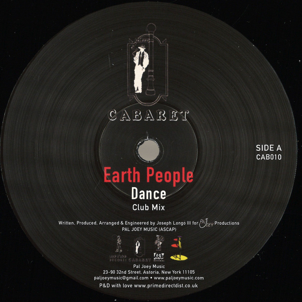 Earth People - Dance (VINYL 12" Cabaret CAB010 2024) | - HOUSE *NEW*