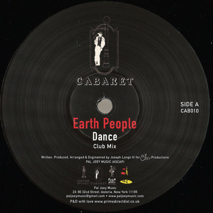 Earth People - Dance (VINYL 12" Cabaret CAB010 2024) | - HOUSE *NEW*
