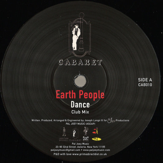 Earth People - Dance (VINYL 12" Cabaret CAB010 2024) | - HOUSE *NEW*