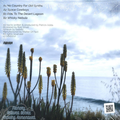 Addalog - No Country For Old Synths (BLUE/WHITE MARBLED VINYL 12" Memory Believes Before Knowing Remembers) | NEW - HOUSE *NEW*