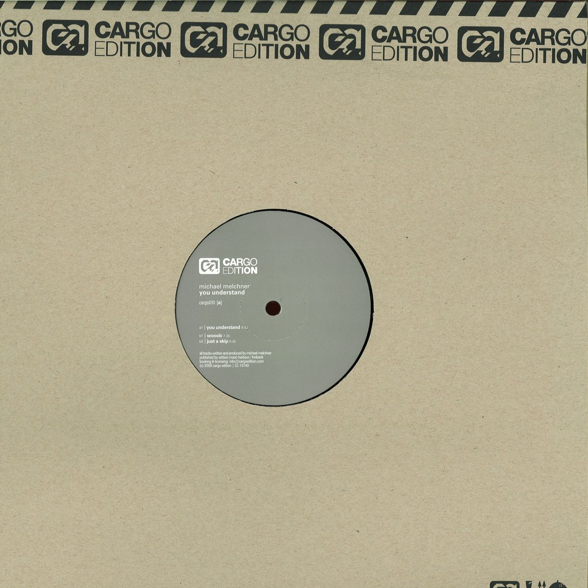 Michael Melchner - You Understand (VINYL 12" Cargo Edition CARGO010) | NEW Mint (M) Mint (M) - HOUSE *NEW*