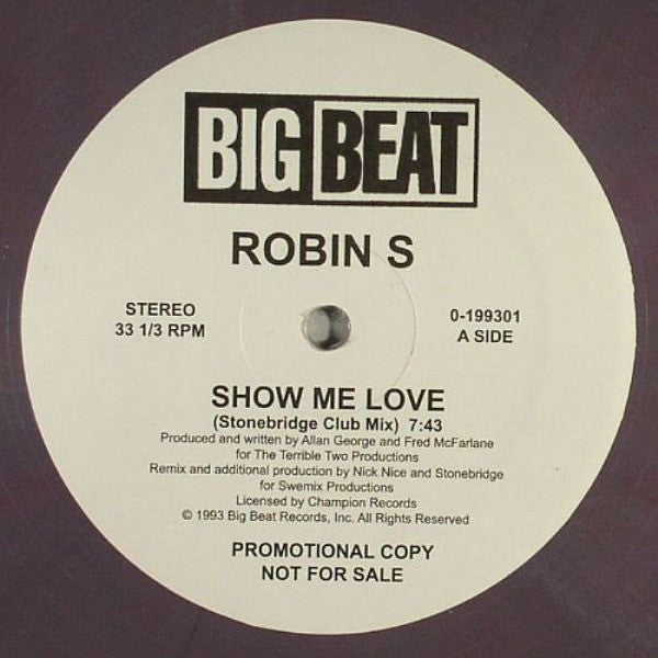 Robin S. - Show Me Love / Love For Love (VINYL) | Mint (M) Generic - HOUSE *NEW*