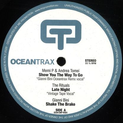 Various - Sounds Sampler Vol 1 (VINYL 12" Ocean Traxx OCNCNF-V001) | NEW Mint (M) Mint (M) - HOUSE *NEW*