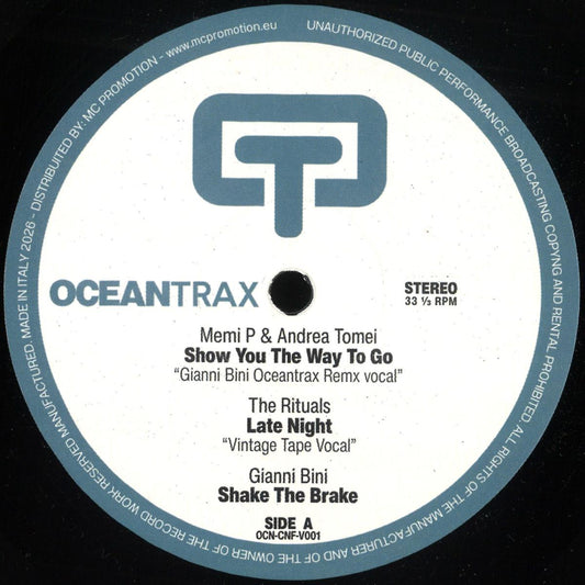 Various - Sounds Sampler Vol 1 (VINYL 12" Ocean Traxx OCNCNF-V001) | NEW Mint (M) Mint (M) - HOUSE *NEW*