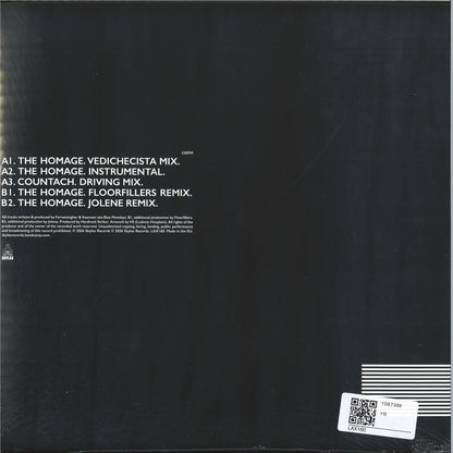 Blue Mondays - The Homage (VINYL 12" Skylax) | NEW - HOUSE *NEW*