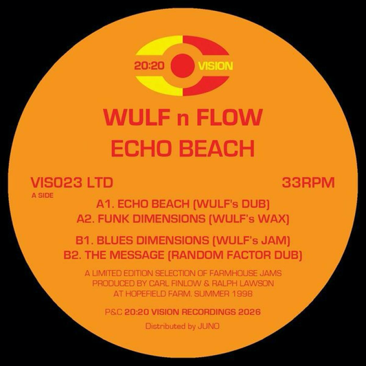 Wulf N Flow - (PRESALE 7/27/26) Echo Beach (VINYL) | Mint (M) Mint (M) - HOUSE *NEW*