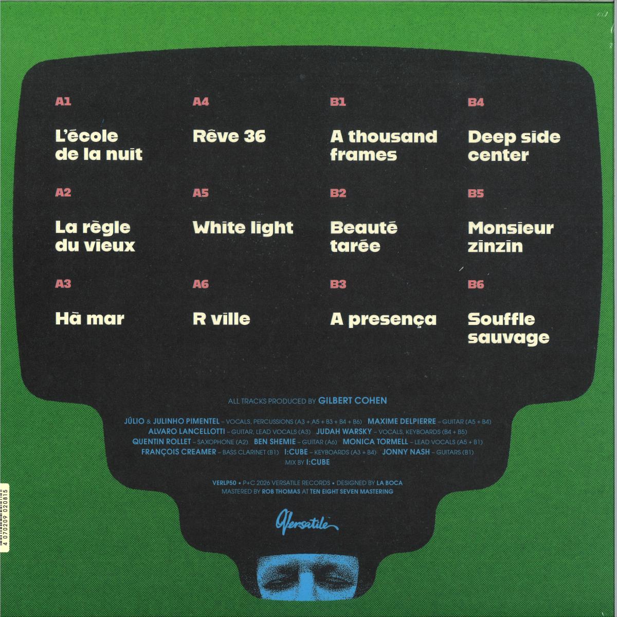 Gilb'R - L'Ecole De La Nuit (VINYL LP Versatile VERLP50) | NEW Mint (M) Mint (M) - HOUSE *NEW*
