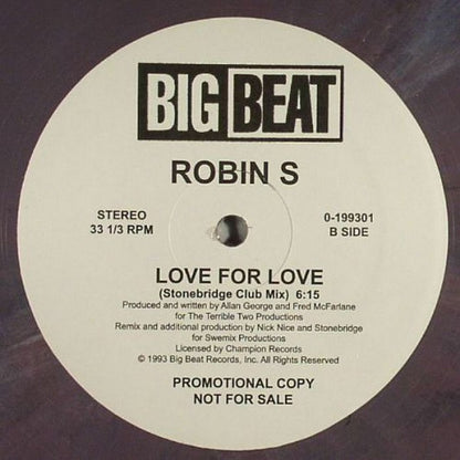 Robin S. - Show Me Love / Love For Love (VINYL) | Mint (M) Generic - HOUSE *NEW*